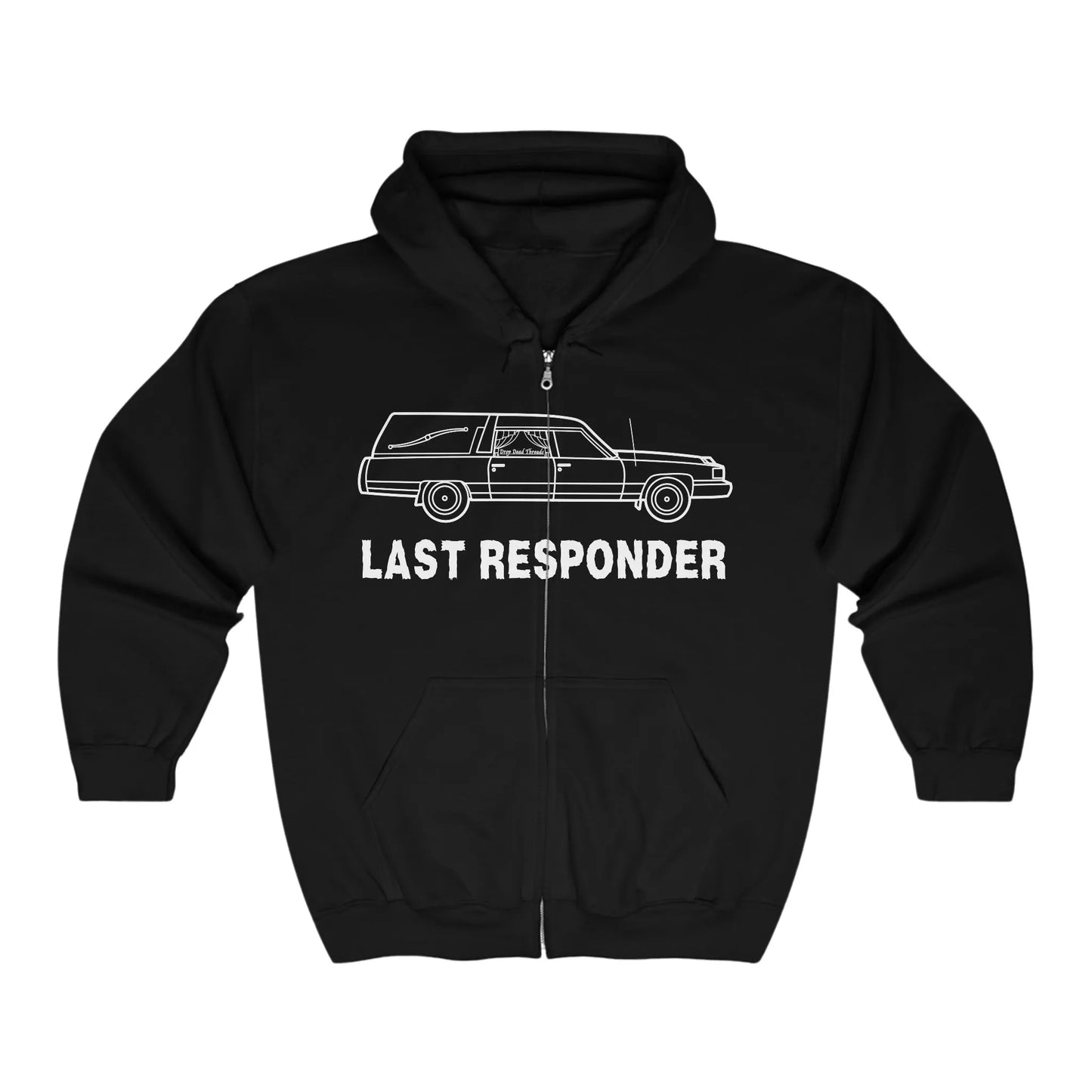 Last Responder Iconic - Zip Hoodie - DTG,Hoodies,Men's Clothing,Regular fit,TikTok,Unisex,With zipper,Women's Clothing Hoodie
