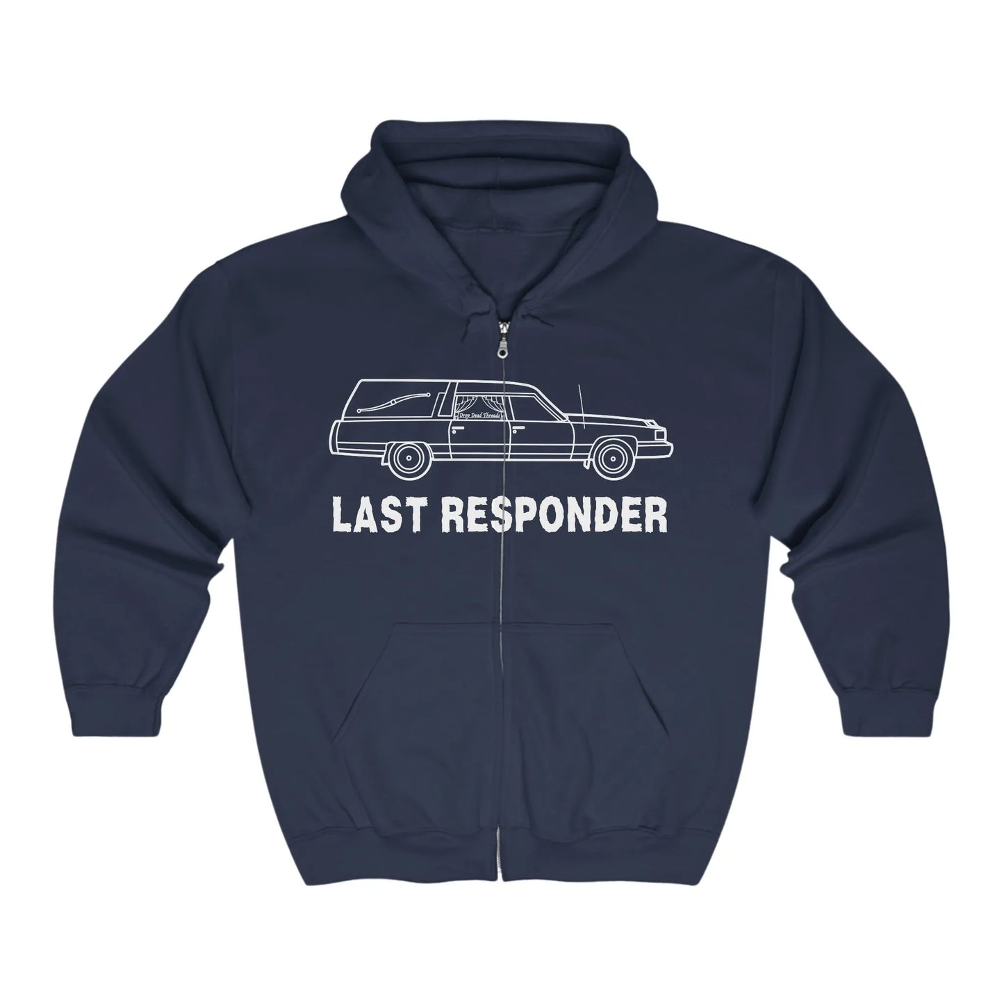 Last Responder Iconic - Zip Hoodie - DTG,Hoodies,Men's Clothing,Regular fit,TikTok,Unisex,With zipper,Women's Clothing Hoodie