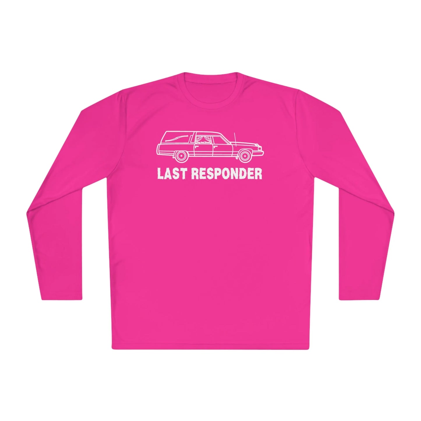 Last Responder Iconic - Long Sleeve Gym Shirt - coach,embalmer,funeral,funeral director,funny,goth,gym,hearse,meme,mortician,performance,Sports,Sportswear Long-sleeve