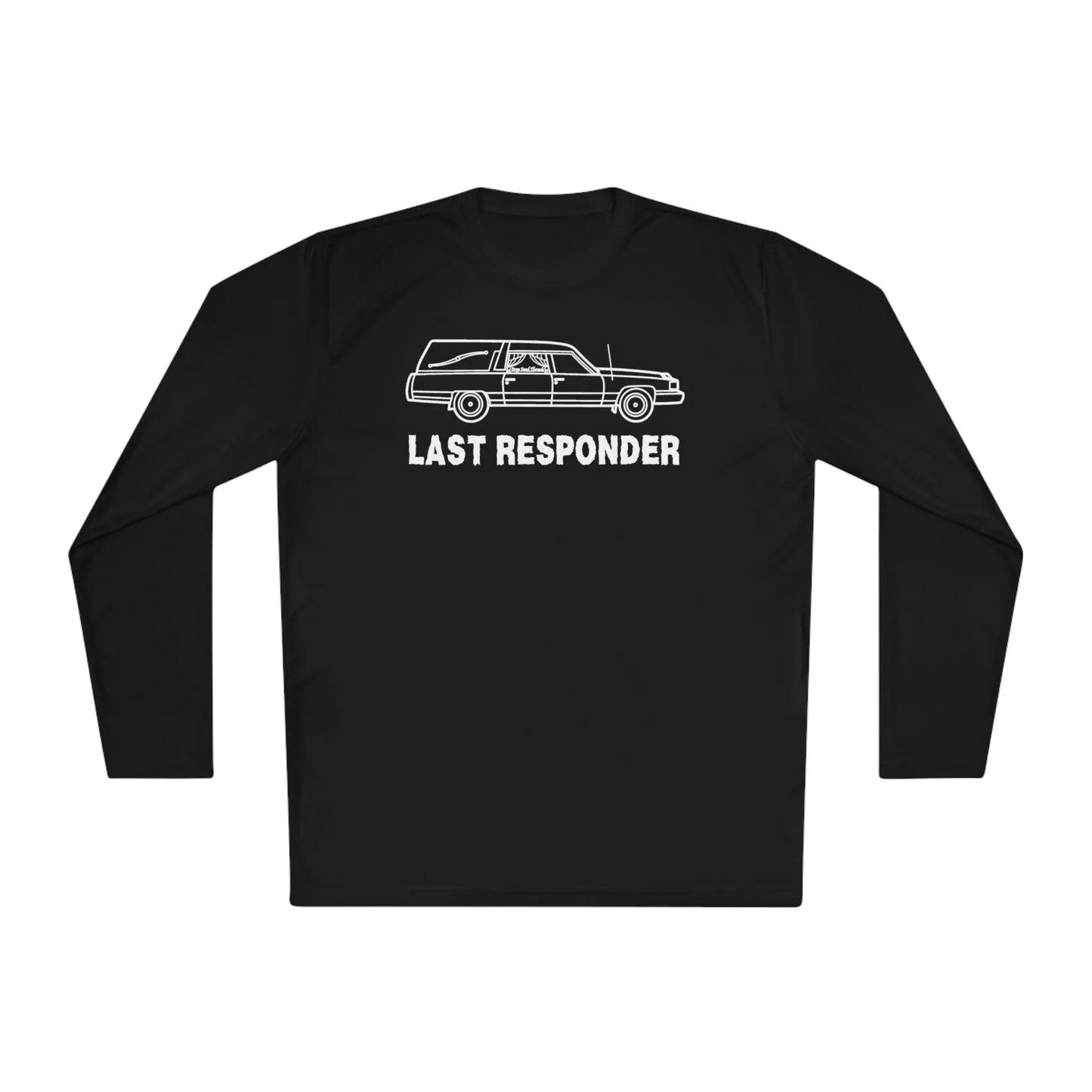 Last Responder Iconic - Long Sleeve Gym Shirt - coach,embalmer,funeral,funeral director,funny,goth,gym,hearse,meme,mortician,performance,Sports,Sportswear Long-sleeve