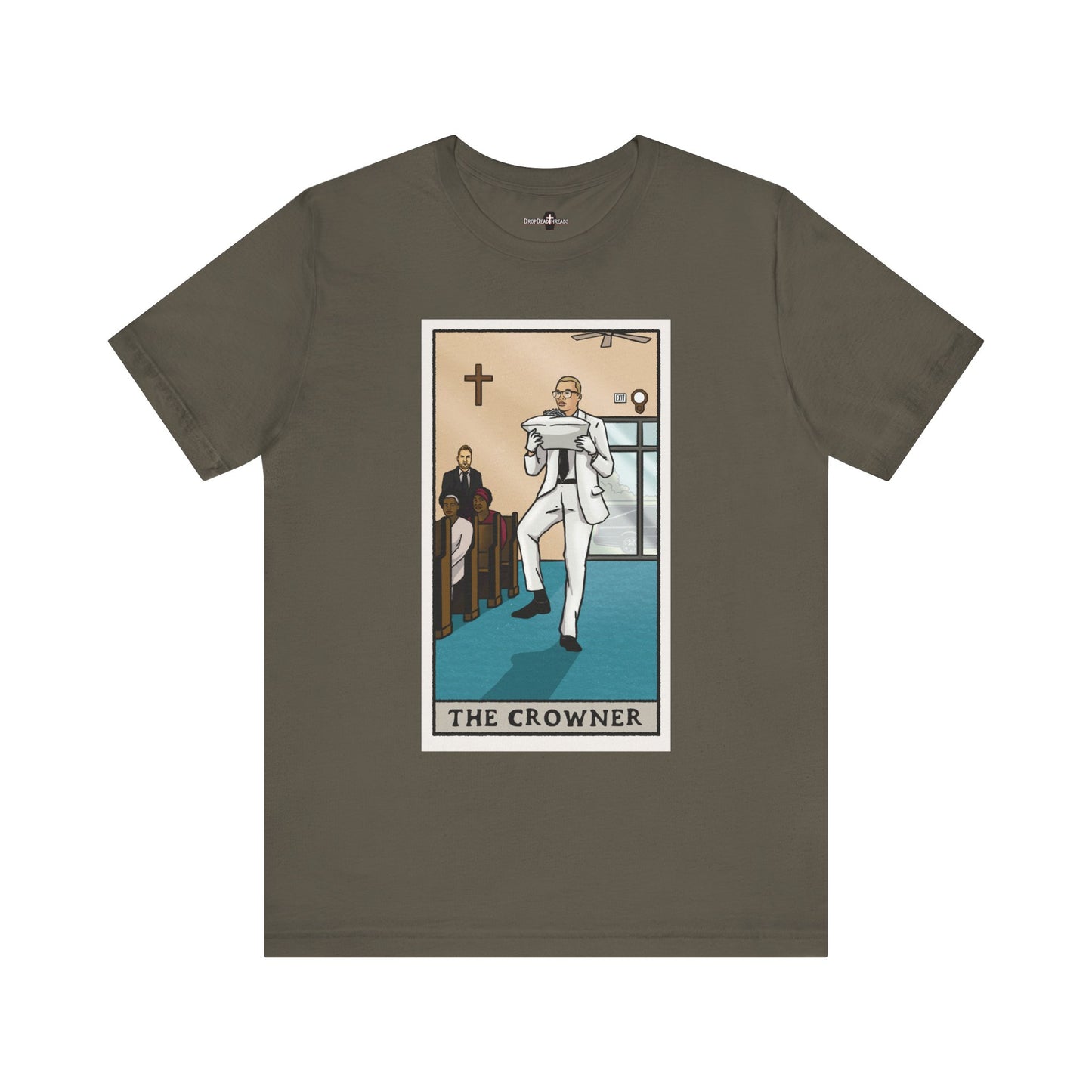 "The Crowner" (FRONTSIDE) Tarot Card - Tee