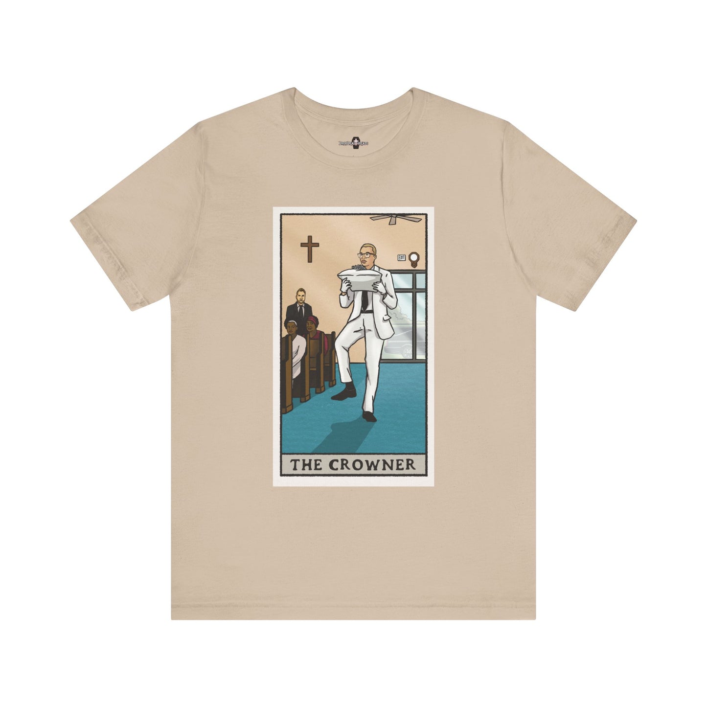 "The Crowner" (FRONTSIDE) Tarot Card - Tee