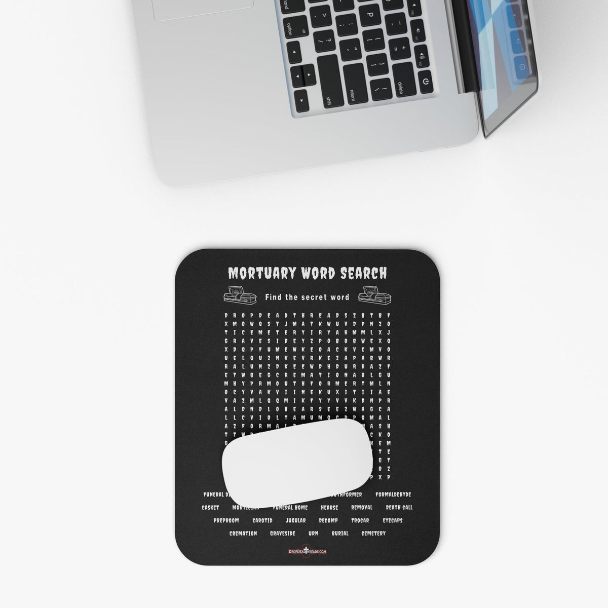 Mortuary Word Search - Mouse Pad