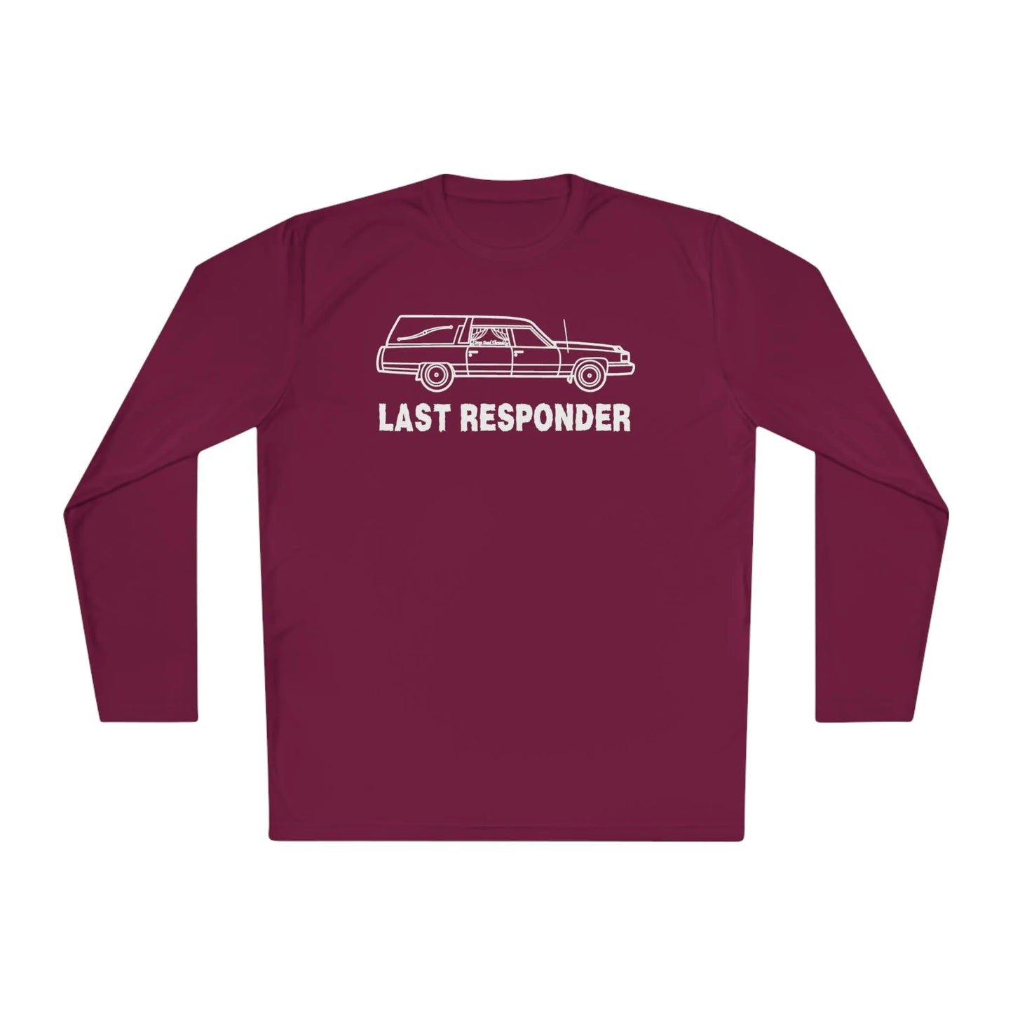 Last Responder Iconic - Long Sleeve Gym Shirt - coach,embalmer,funeral,funeral director,funny,goth,gym,hearse,meme,mortician,performance,Sports,Sportswear Long-sleeve