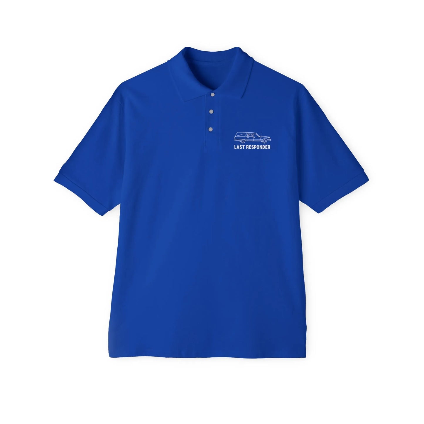 Last Responder Iconic - Piqué Polo - coach,embalmer,funeral,funeral director,hearse,mortician,Polo,Polo shirt Polo Shirt