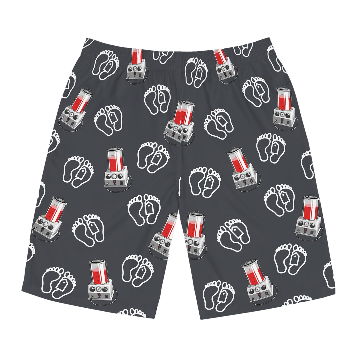 Morti-Boy Embalmer on Steel Grey - Boardshorts