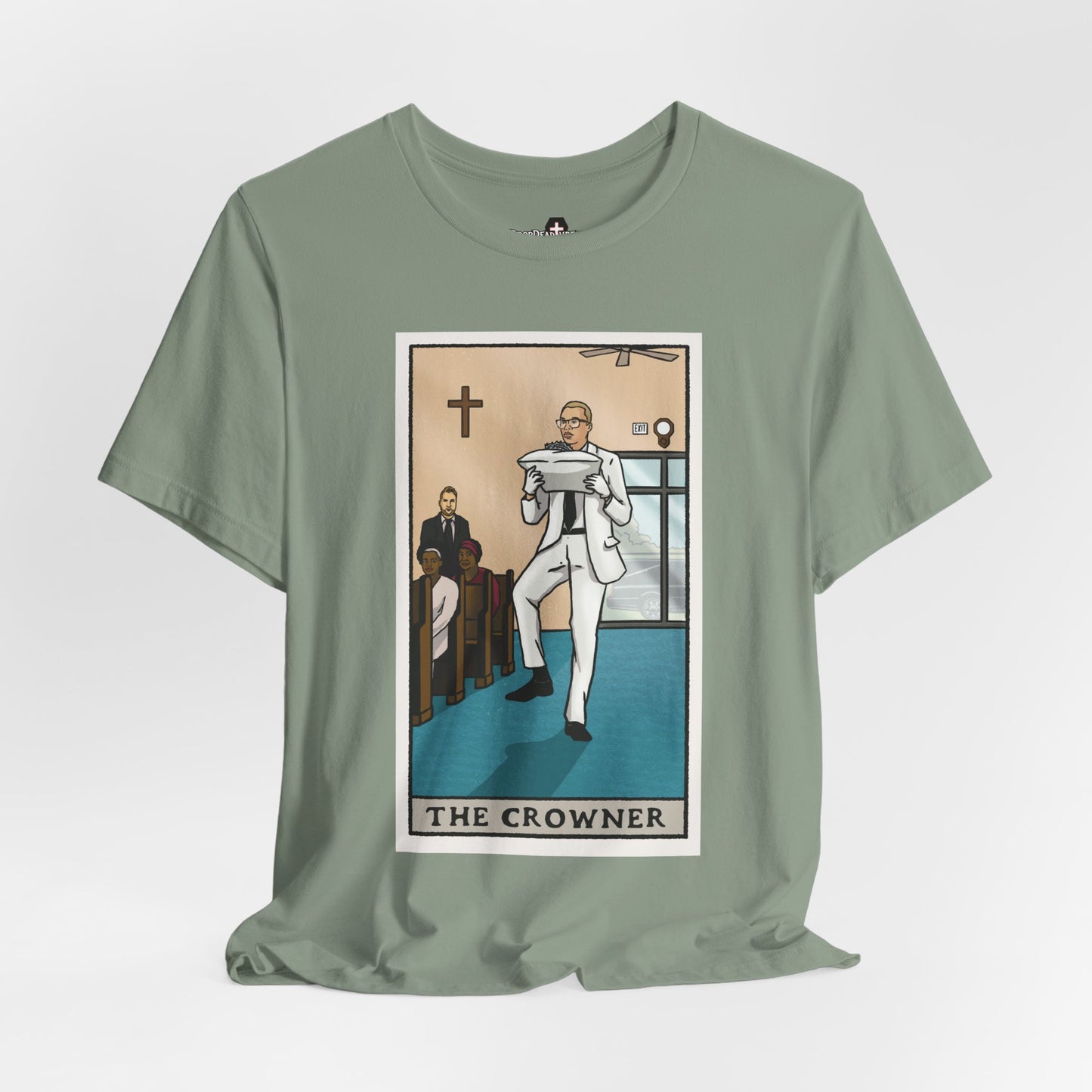"The Crowner" (FRONTSIDE) Tarot Card - Tee