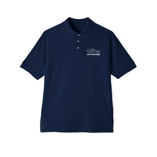 Last Responder Iconic - Piqué Polo - coach,embalmer,funeral,funeral director,hearse,mortician,Polo,Polo shirt Polo Shirt