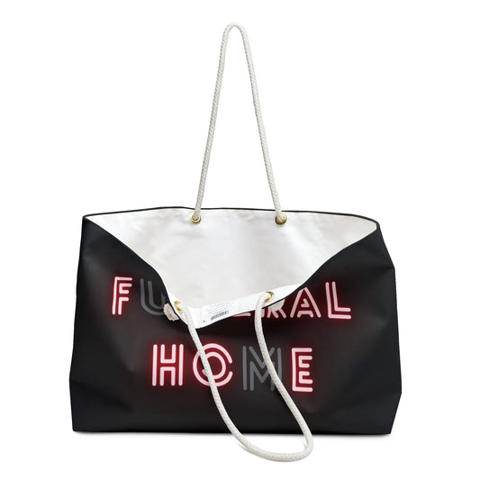 Funeral Home - Weekender Bag - Bags,embalmer,funeral,funeral director,home,mortician,mortuary,science,Totes Bags