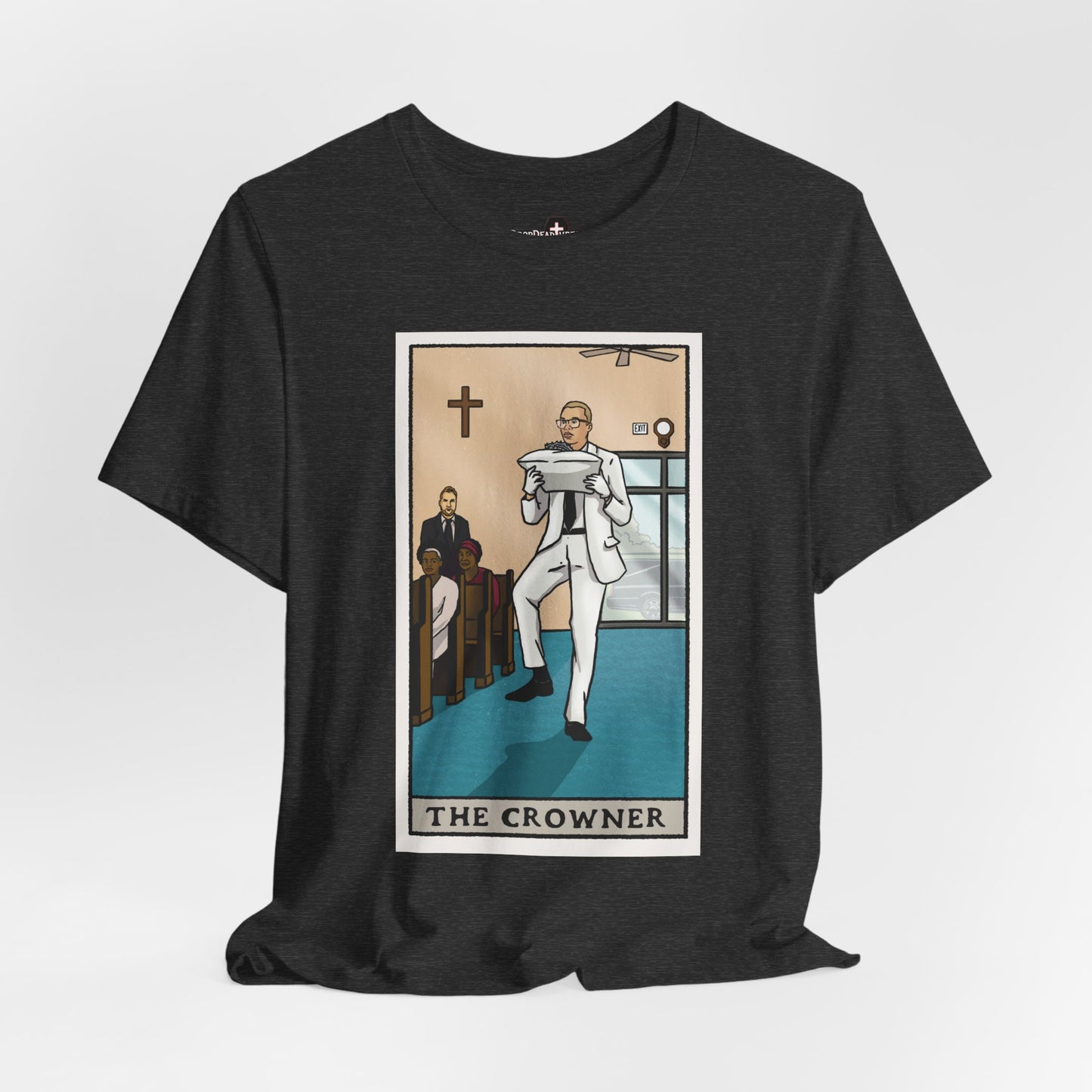 "The Crowner" (FRONTSIDE) Tarot Card - Tee