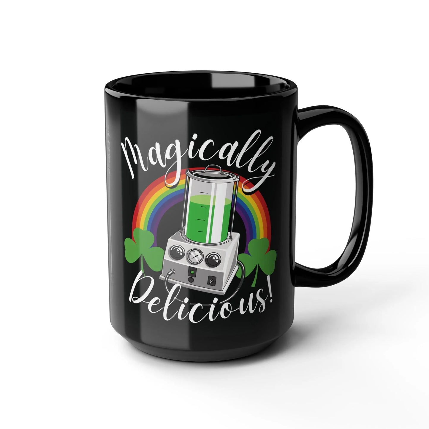 Magically Delicious - 15oz Coffee Mug - 15 oz,Ceramic,Drink,Drinks,embalmer,embalming machine,formaldehyde,funeral director,funny,goth,humor,meme,morbid,mortician,mortuary science,Mugs,trocar Mug