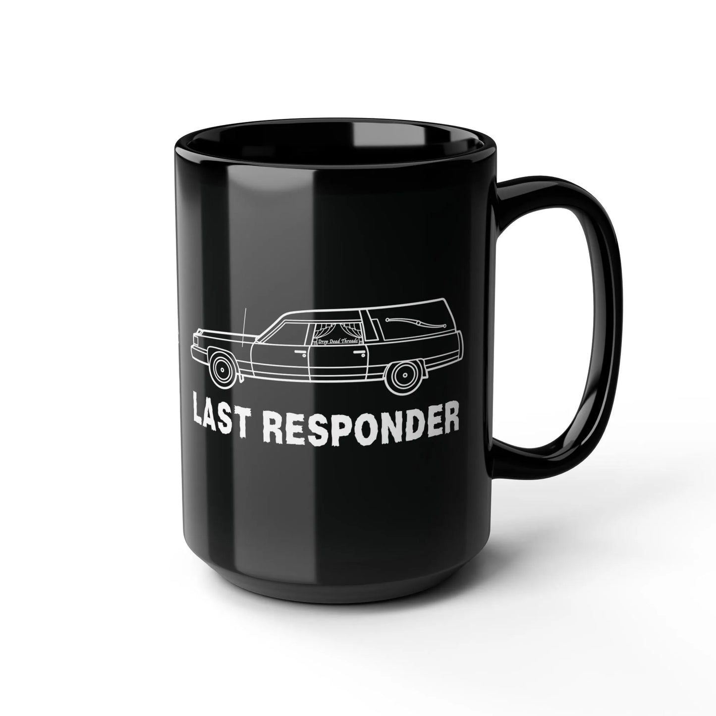 Last Responder Iconic - 15oz Coffee Mug - coach,embalmer,funeral,funeral director,funny,goth,hearse,humor,meme,morbid,mortician,mortuary science Mug