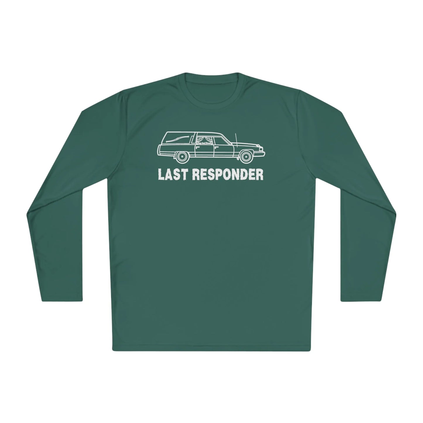 Last Responder Iconic - Long Sleeve Gym Shirt - coach,embalmer,funeral,funeral director,funny,goth,gym,hearse,meme,mortician,performance,Sports,Sportswear Long-sleeve