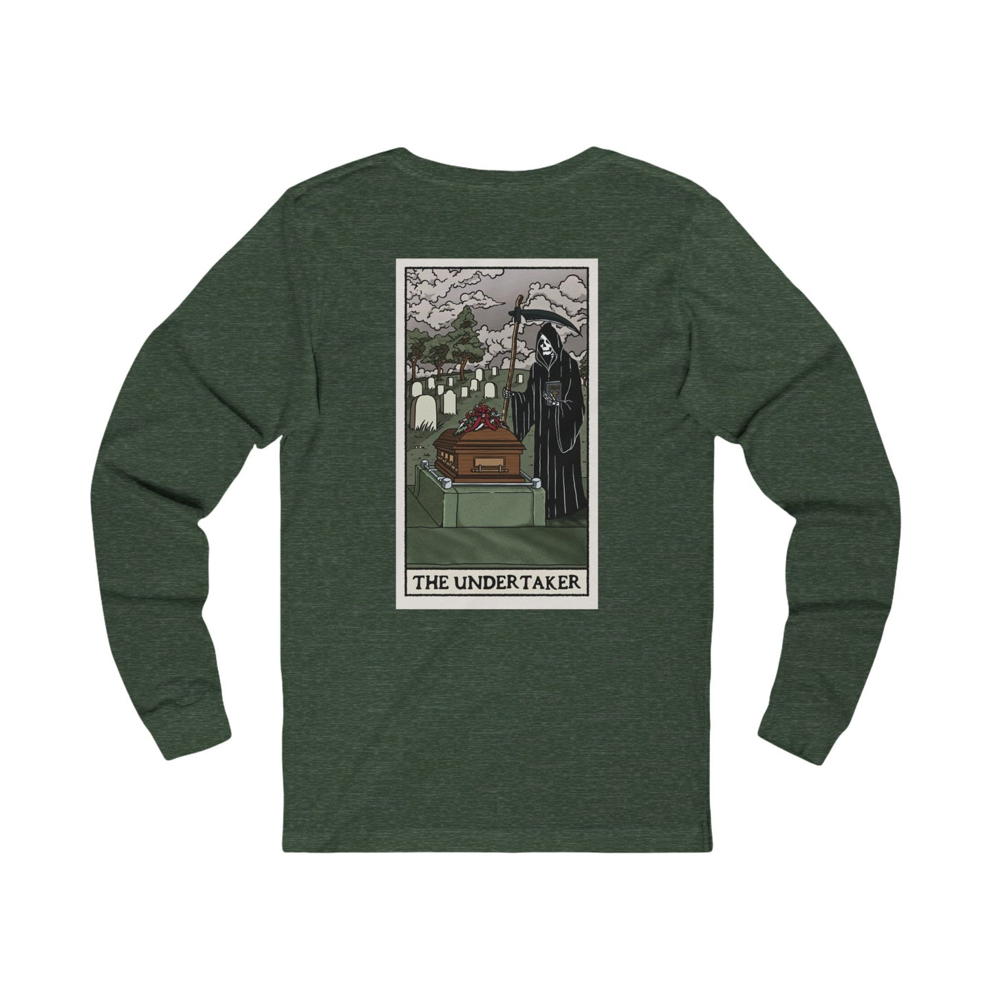"The Undertaker" Tarot Card - Long Sleeve Tee
