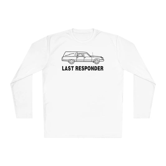 Last Responder Iconic - Long Sleeve Gym Shirt - coach,embalmer,funeral,funeral director,funny,goth,gym,hearse,meme,mortician,performance,Sports,Sportswear Long-sleeve