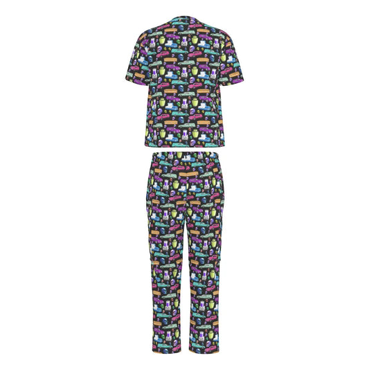 Death of the Party - Embalmer's Scrubs - embalmer,embalming machine,funeral director,Hearse,mortician,mortuary science,skull,skulls,Urn scrubs