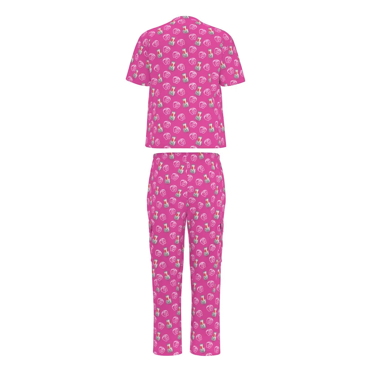 Porti-Girl Embalming Scrubs - Barbie Pink - embalmer,embalming machine,formaldehyde,funeral director,mortician,mortuary science scrubs