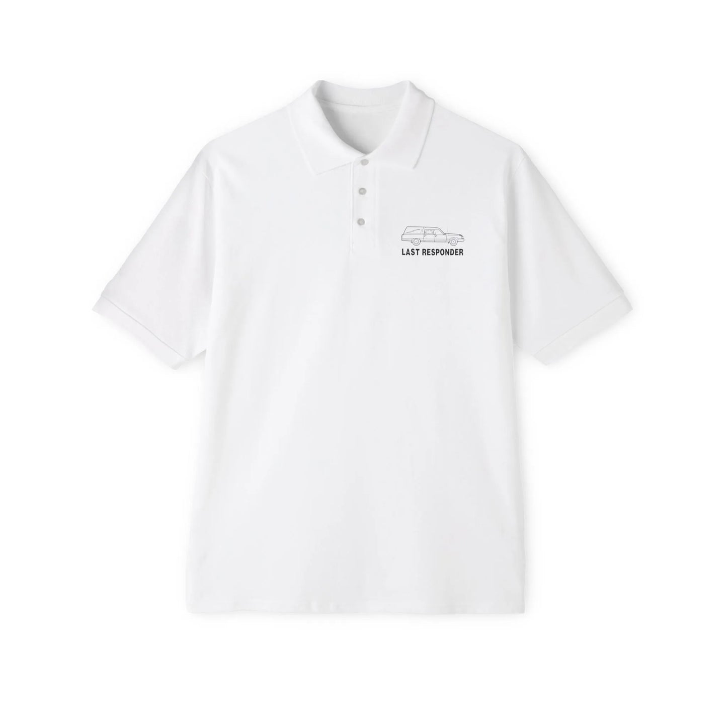 Last Responder Iconic - Piqué Polo - coach,embalmer,funeral,funeral director,hearse,mortician,Polo,Polo shirt Polo Shirt