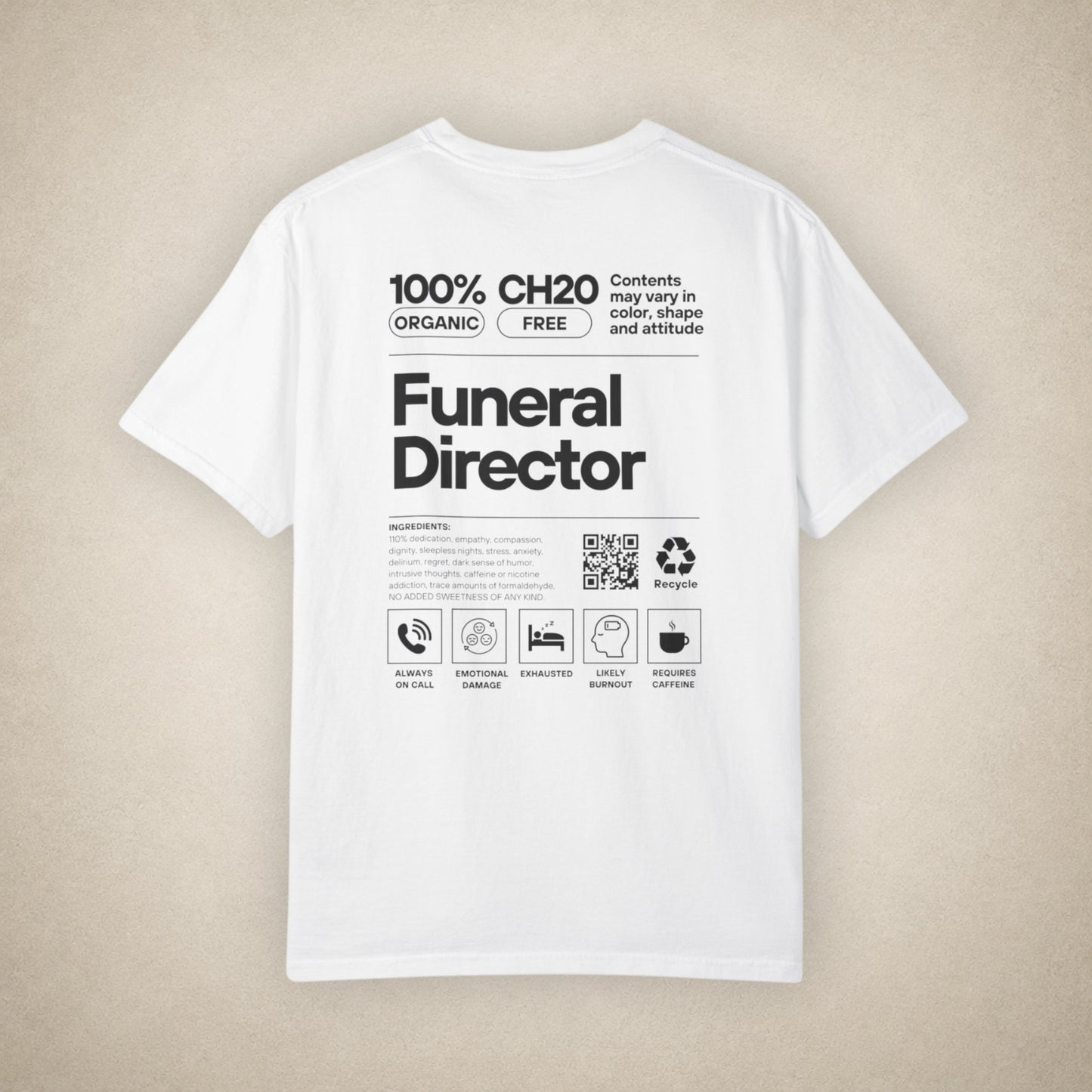 Funeral Director Ingredients - Tee