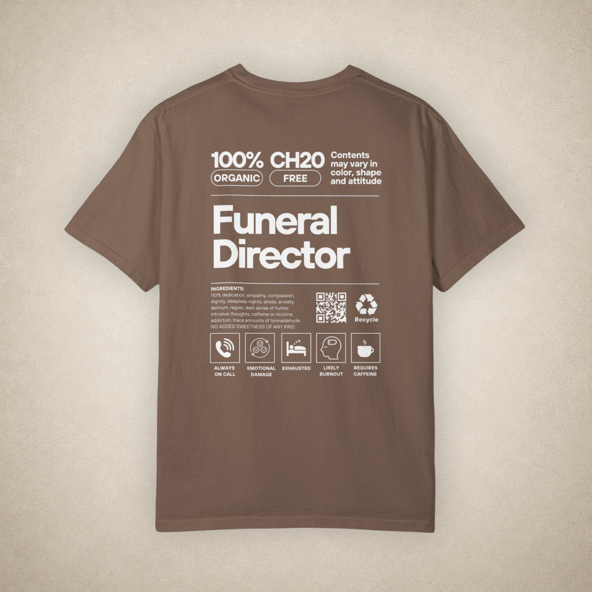 Funeral Director Ingredients - Tee