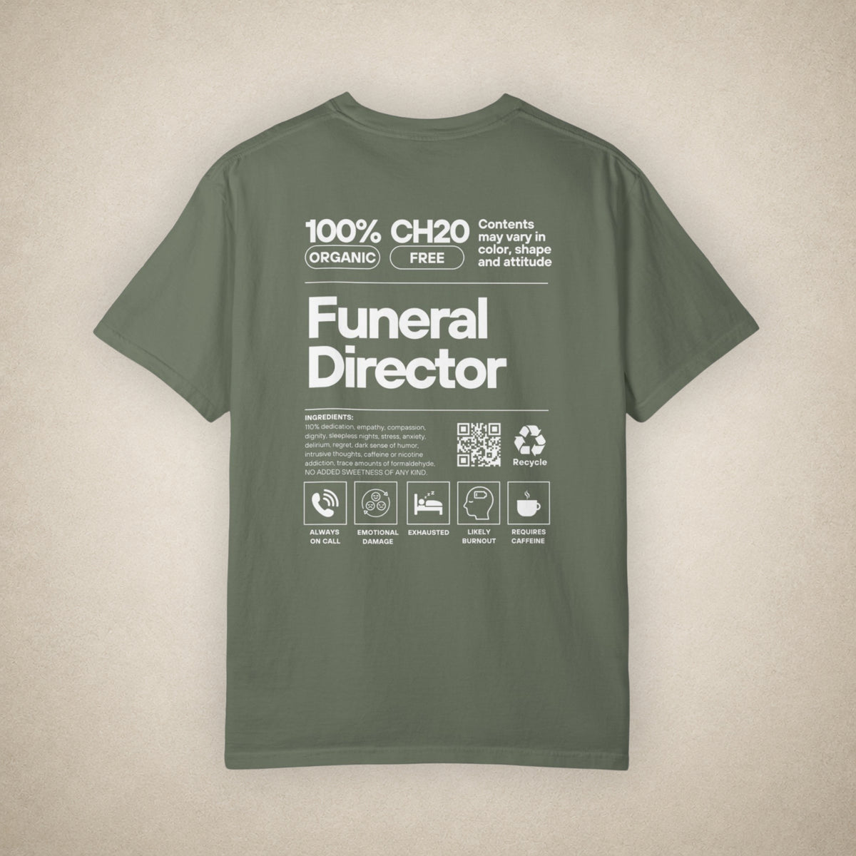 Funeral Director Ingredients - Tee