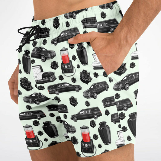 FUNeral Blackout on Honeydew - Swim Trunks