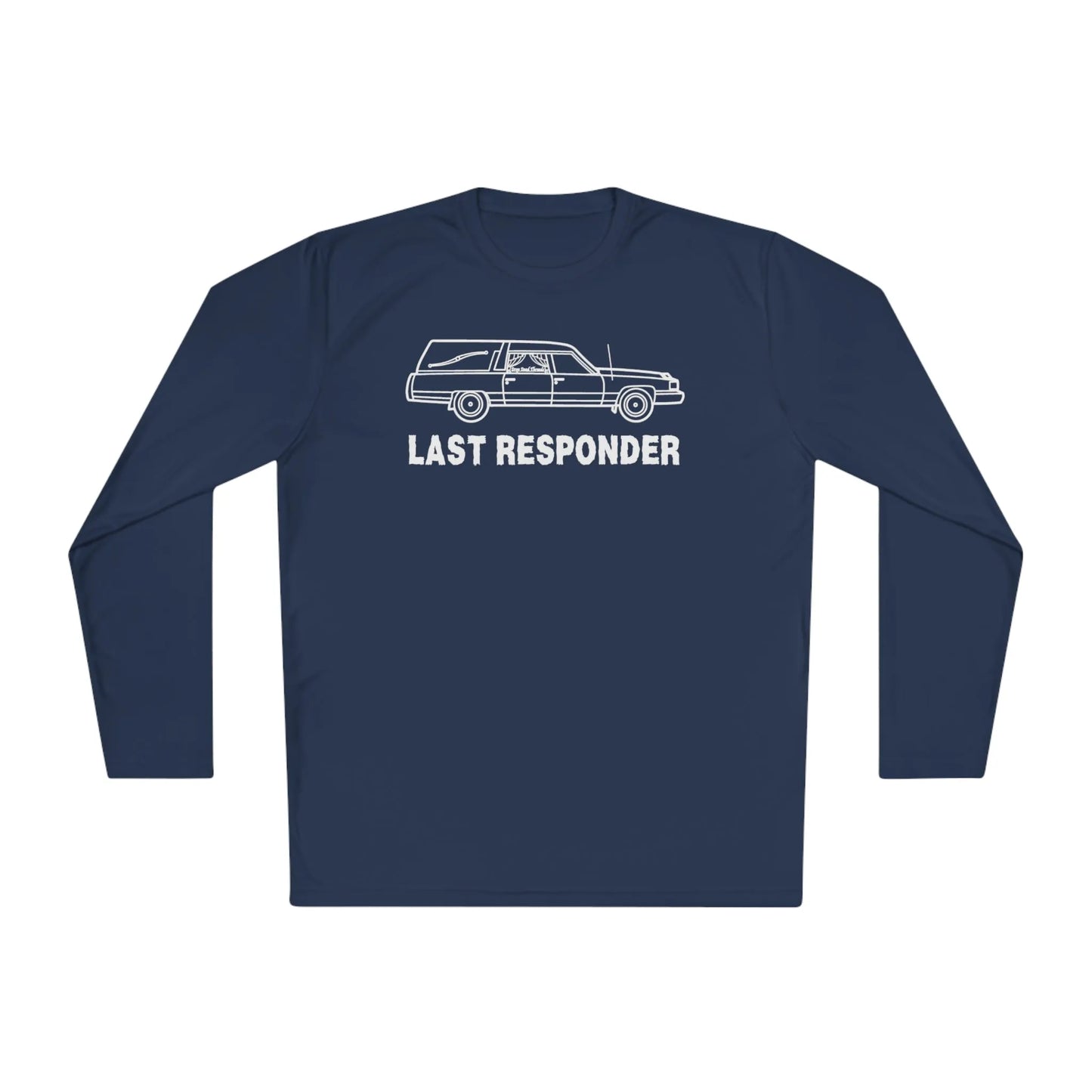 Last Responder Iconic - Long Sleeve Gym Shirt - coach,embalmer,funeral,funeral director,funny,goth,gym,hearse,meme,mortician,performance,Sports,Sportswear Long-sleeve