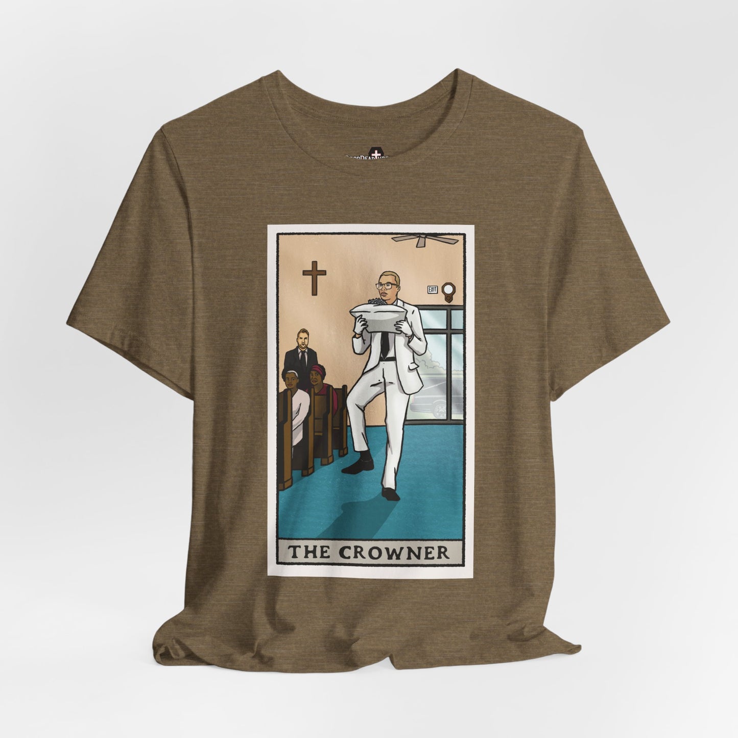 "The Crowner" (FRONTSIDE) Tarot Card - Tee