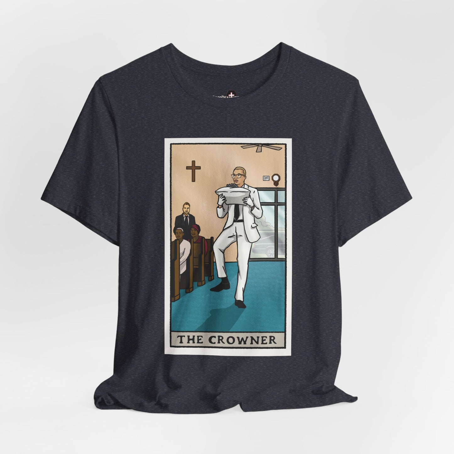 "The Crowner" (FRONTSIDE) Tarot Card - Tee