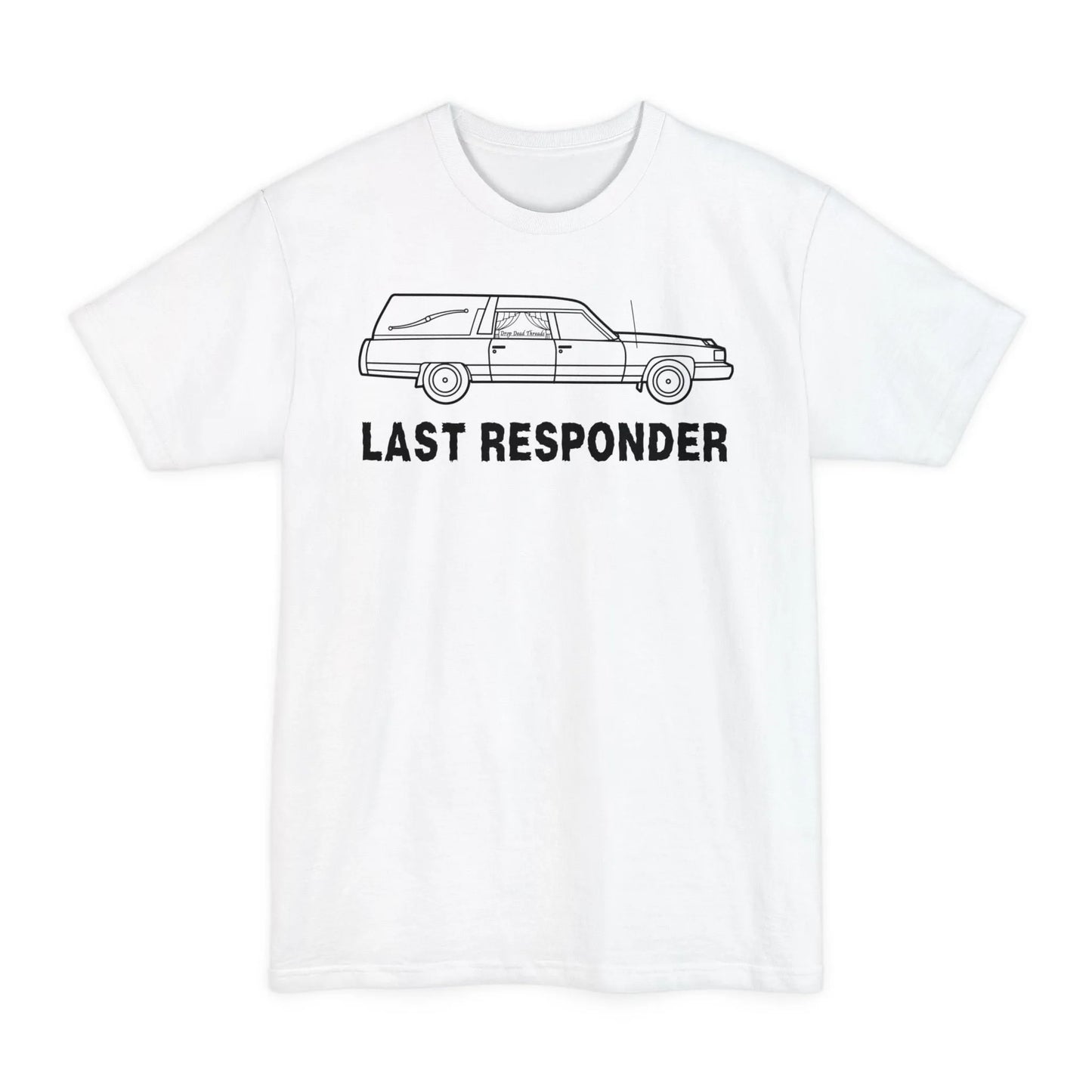 BIG & TALL Last Responder Iconic - Tee - coach,embalmer,Funeral,funeral director,Hearse,Long body,mortician T-Shirt