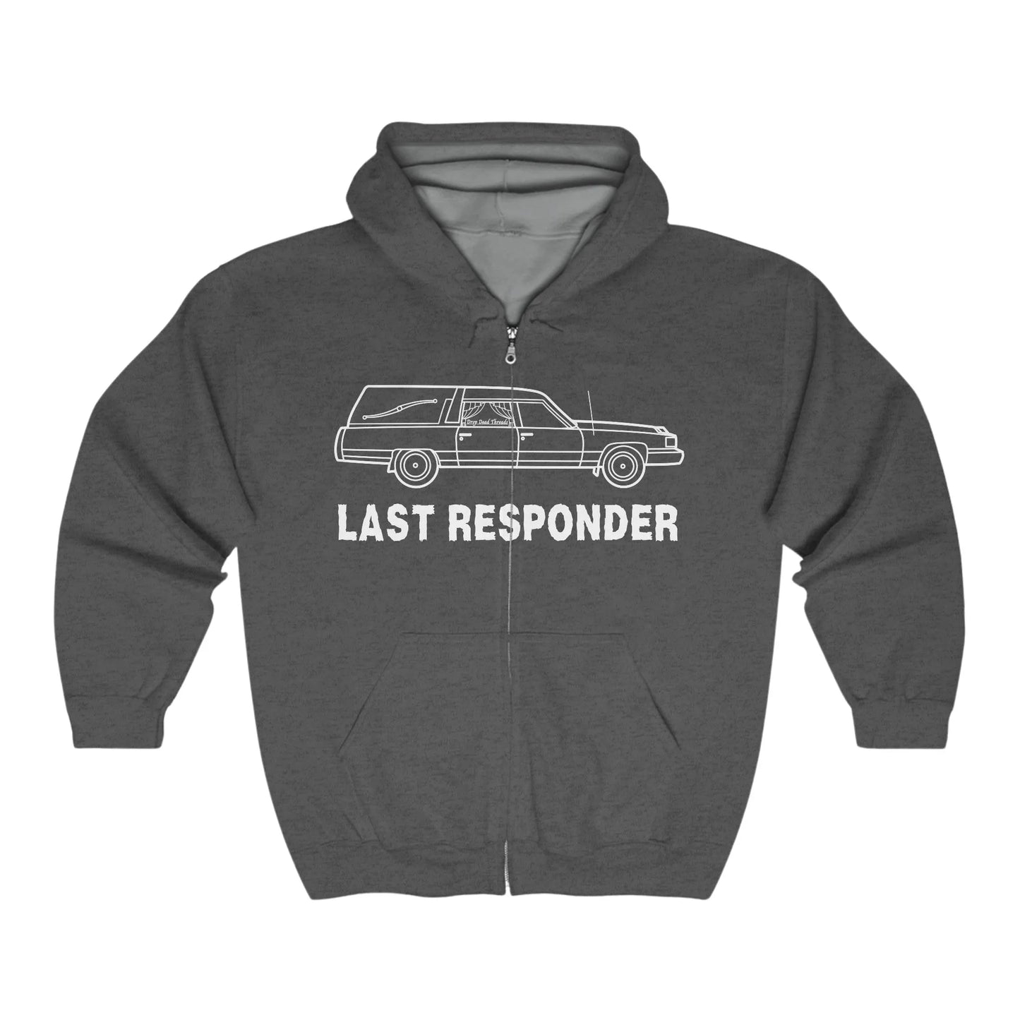 Last Responder Iconic - Zip Hoodie - DTG,Hoodies,Men's Clothing,Regular fit,TikTok,Unisex,With zipper,Women's Clothing Hoodie