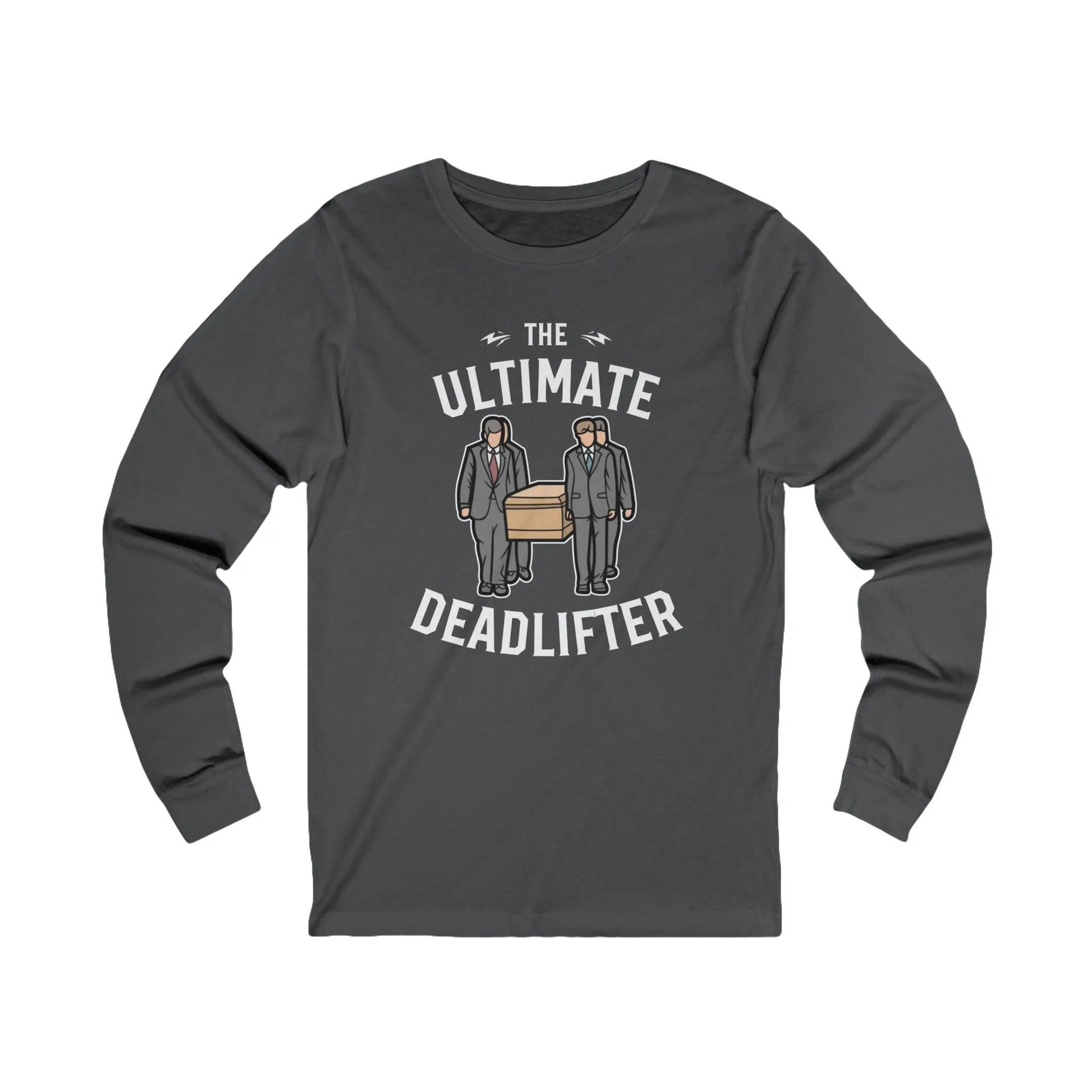 Ultimate Dead Lifter - Long Sleeve Tee - Crew neck, DTG, embalmer, funeral director, Long Sleeves, Men's Clothing, mortician, Regular fit, Seasonal Picks, Unisex, Women's Clothing Long-sleeve