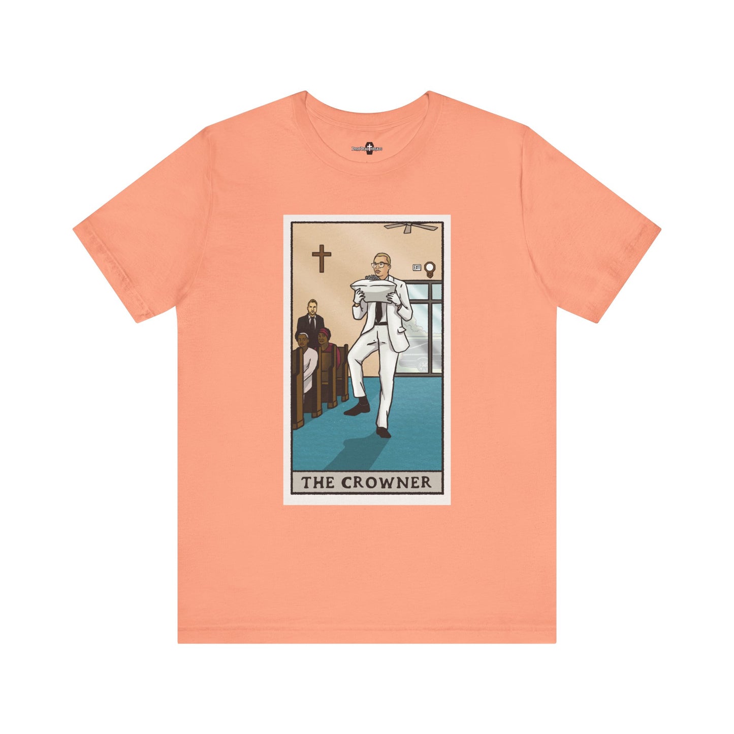 "The Crowner" (FRONTSIDE) Tarot Card - Tee