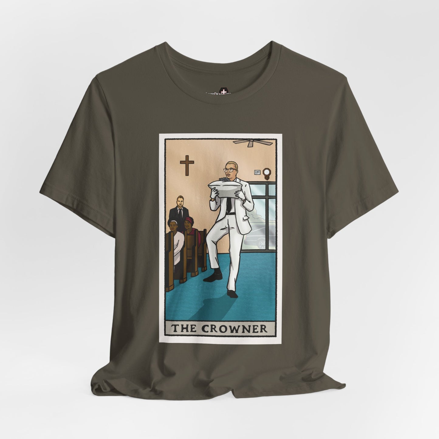 "The Crowner" (FRONTSIDE) Tarot Card - Tee