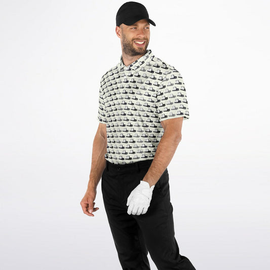 Casketeer on Ivory - Golf Polo Shirt