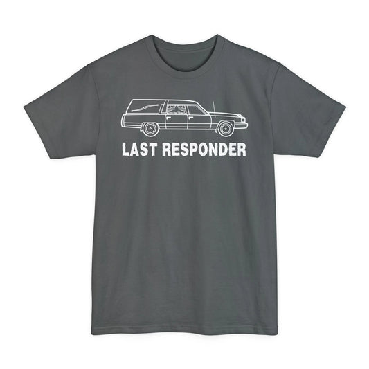 BIG & TALL Last Responder Iconic - Tee - coach,embalmer,Funeral,funeral director,Hearse,Long body,mortician T-Shirt