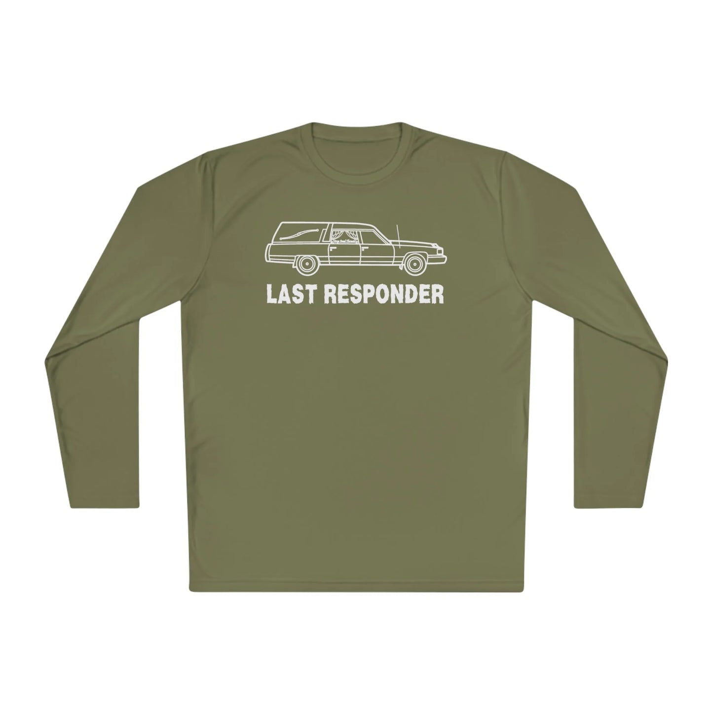 Last Responder Iconic - Long Sleeve Gym Shirt - coach,embalmer,funeral,funeral director,funny,goth,gym,hearse,meme,mortician,performance,Sports,Sportswear Long-sleeve