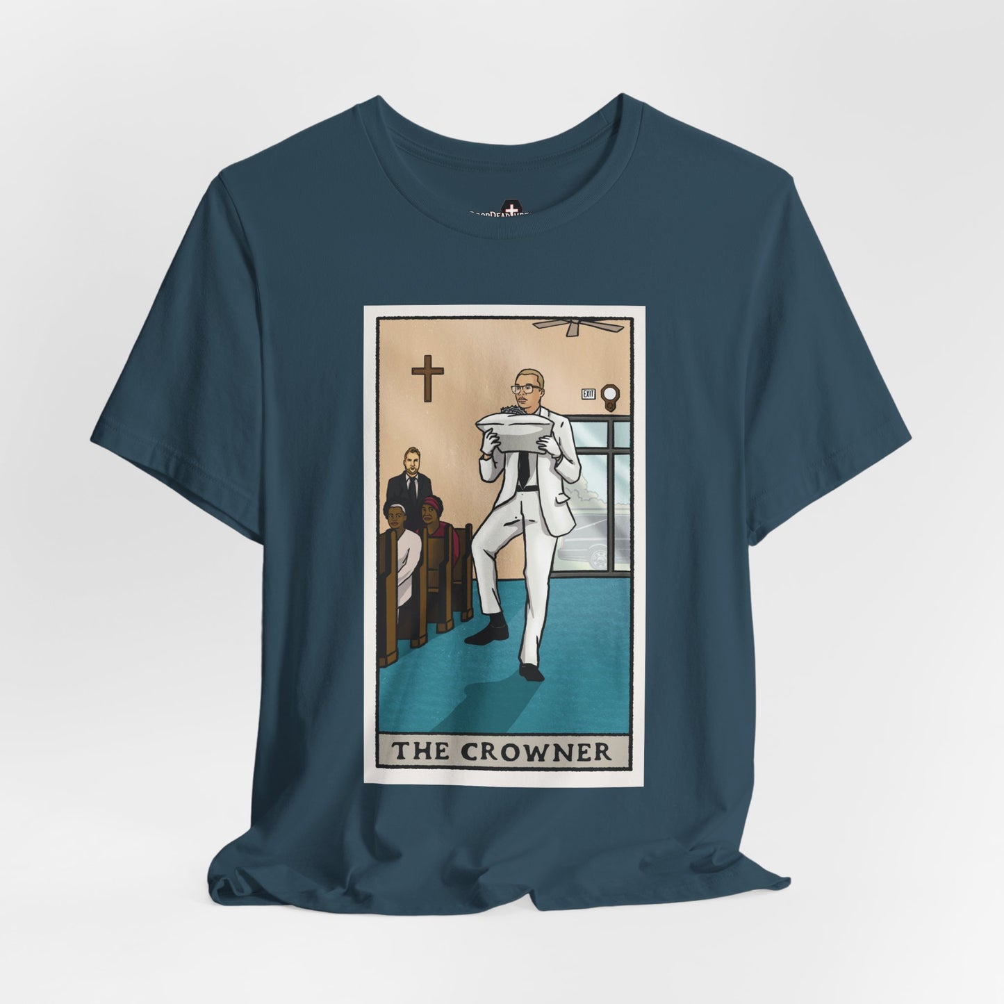 "The Crowner" (FRONTSIDE) Tarot Card - Tee