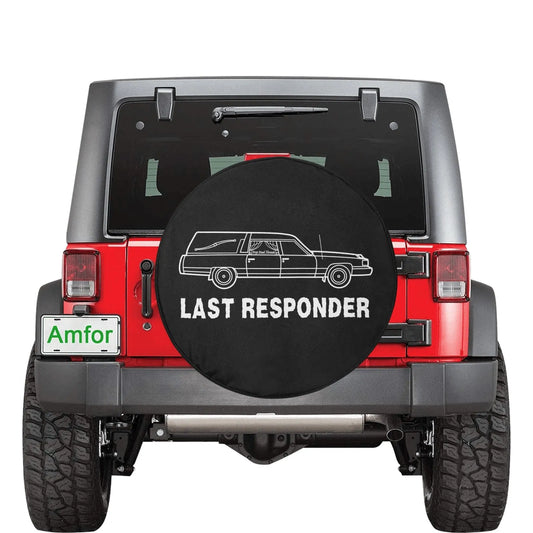 Last Responder Iconic - Spare Tire Cover - automotive,cars,coach,funeral director,jeep,mortician Car Accessories