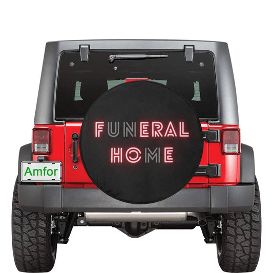Funeral Home - Spare Tire Cover - embalmer,funeral director,funeral home,jeep,mortician Car Accessories