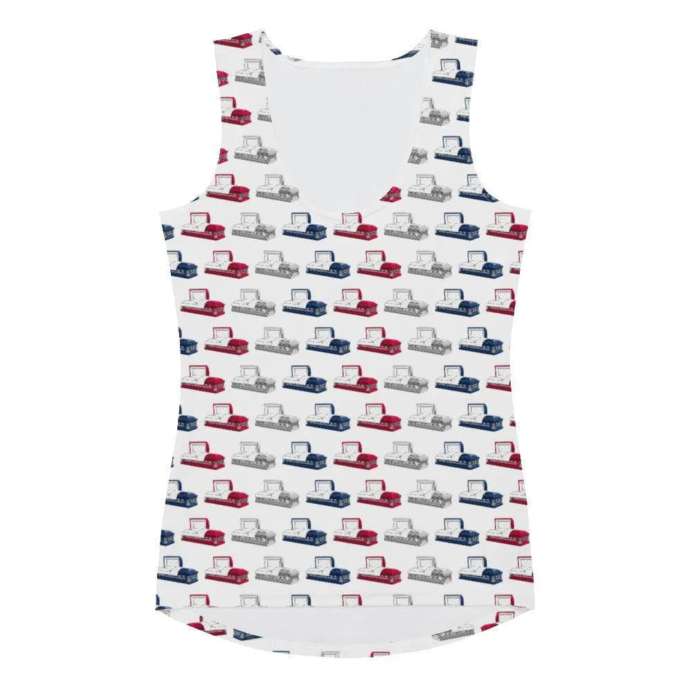Tank Top - American Casketeer - casket, coffin, death, funeral
