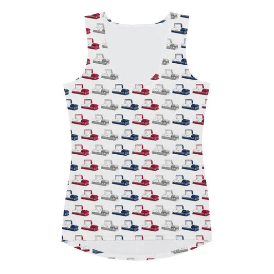 Tank Top - American Casketeer - casket, coffin, death, funeral
