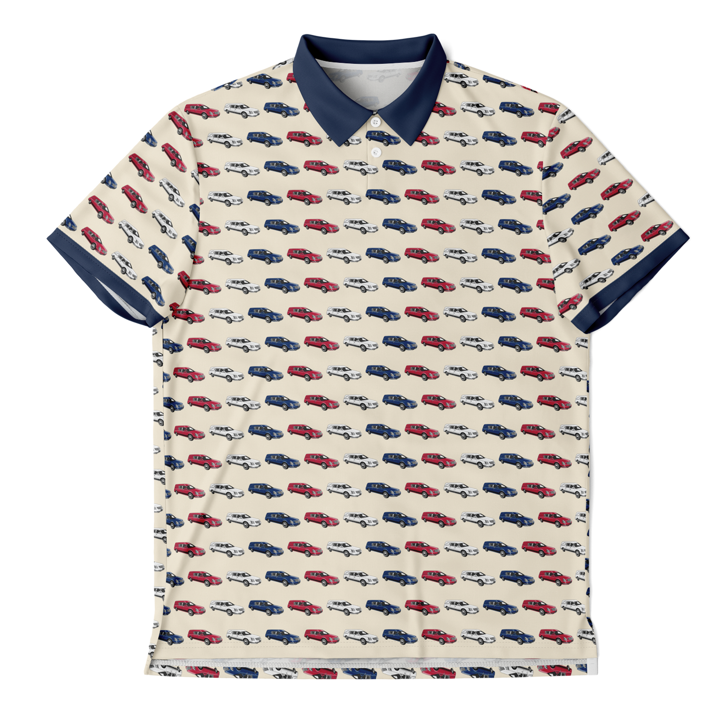 American Hearse on Light Cream - Golf Polo Shirt