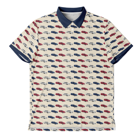 American Hearse on Light Cream - Golf Polo Shirt