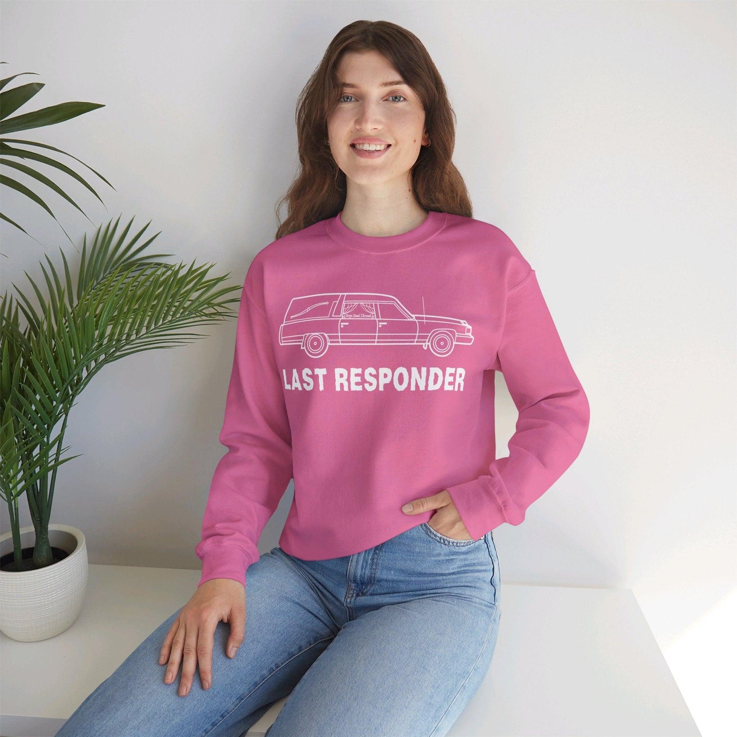 Last Responder Iconic - Sweatshirt - coach, embalmer, emo, Funeral, funeral director, goth, hearse, mortician Sweatshirt