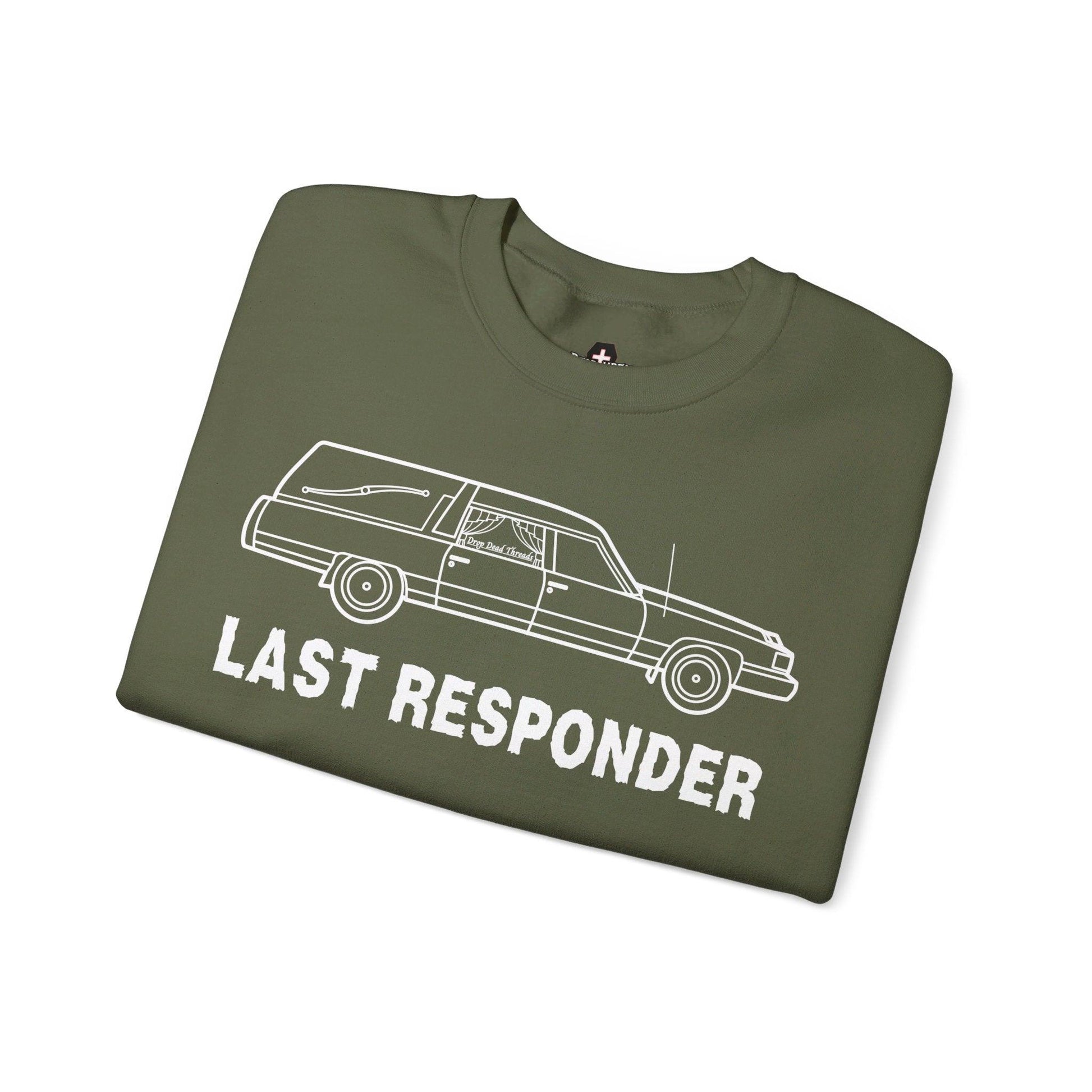 Last Responder Iconic - Sweatshirt - coach, embalmer, emo, Funeral, funeral director, goth, hearse, mortician Sweatshirt