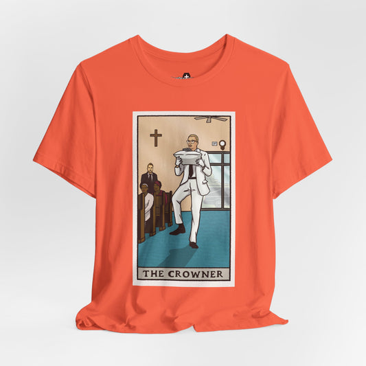"The Crowner" (FRONTSIDE) Tarot Card - Tee