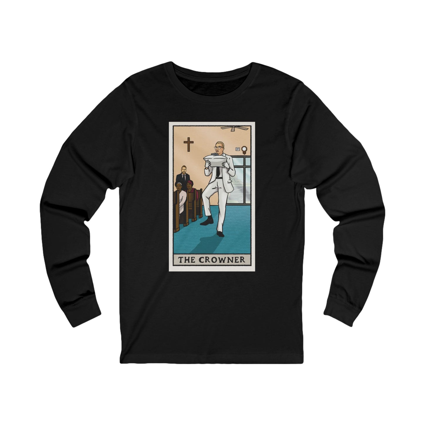 "The Crowner" Tarot Card - Long Sleeve Tee