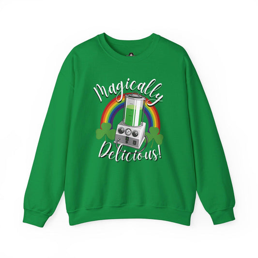 Magically Delicious - Sweatshirt - embalmer, Embalming Machine, funeral director, mortician, St. Patrick's Day, St. Patty's Day, Unisex Sweatshirt