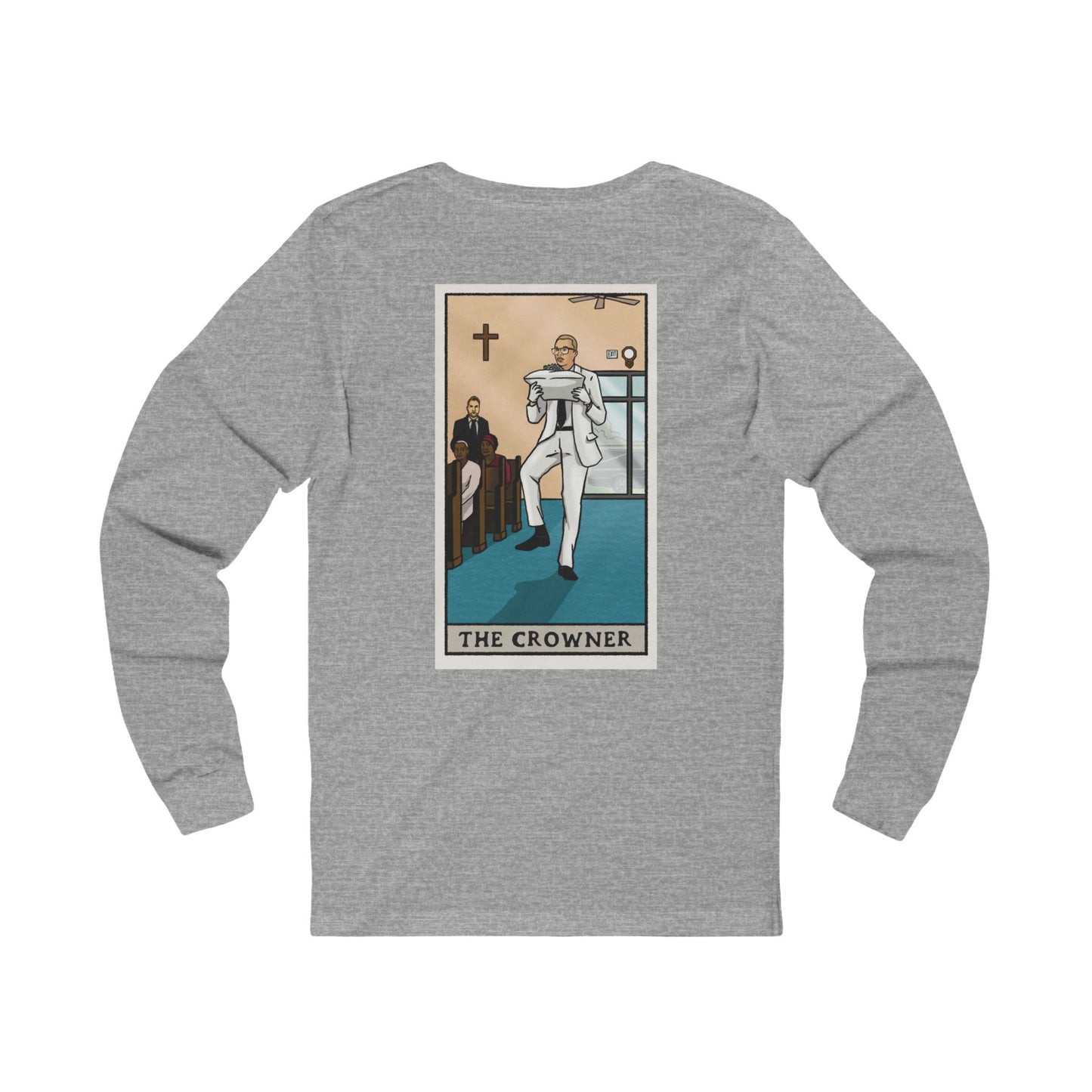 "The Crowner" Tarot Card - Long Sleeve Tee